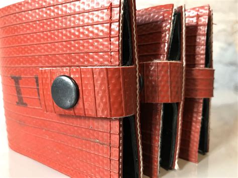 wallet made from fire hose.